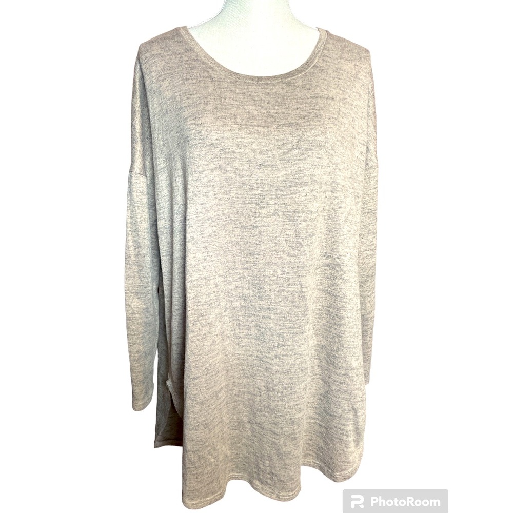 Bellamie Pink Heathered Light Sweater Shirt